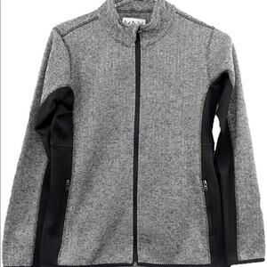 Marc New York Andrew Marc Herringbone fleece coat